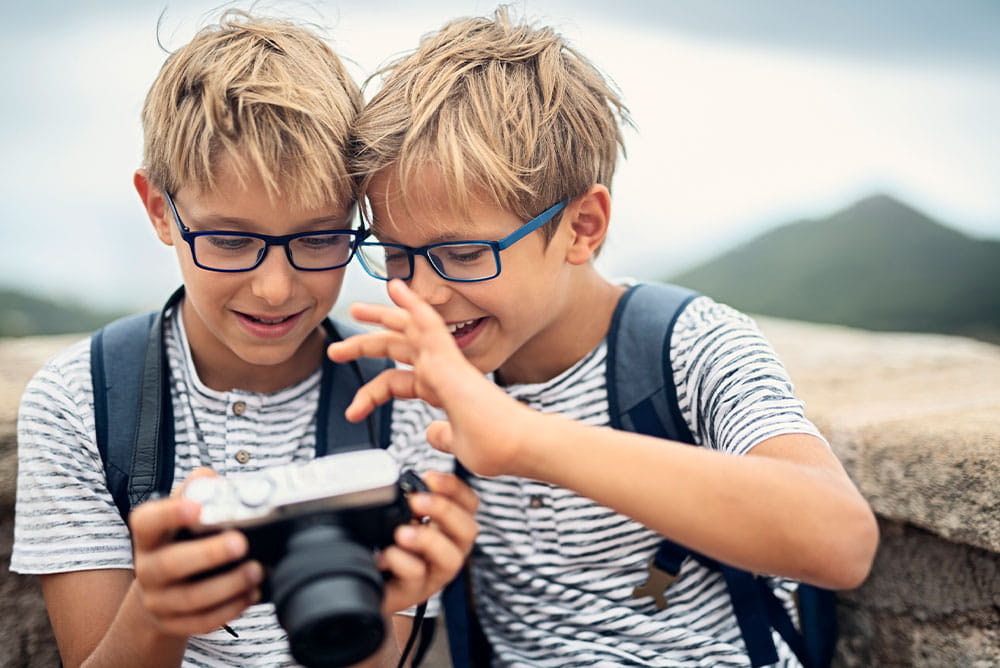 kids with glasses