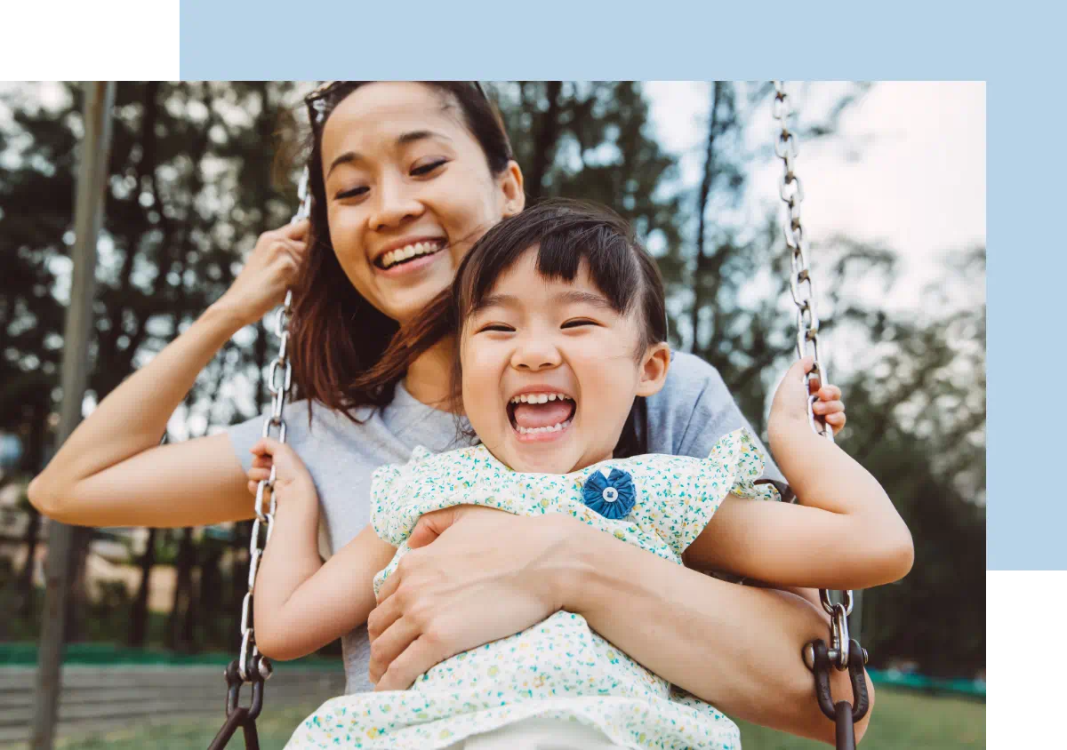 Dental benefits family imagery