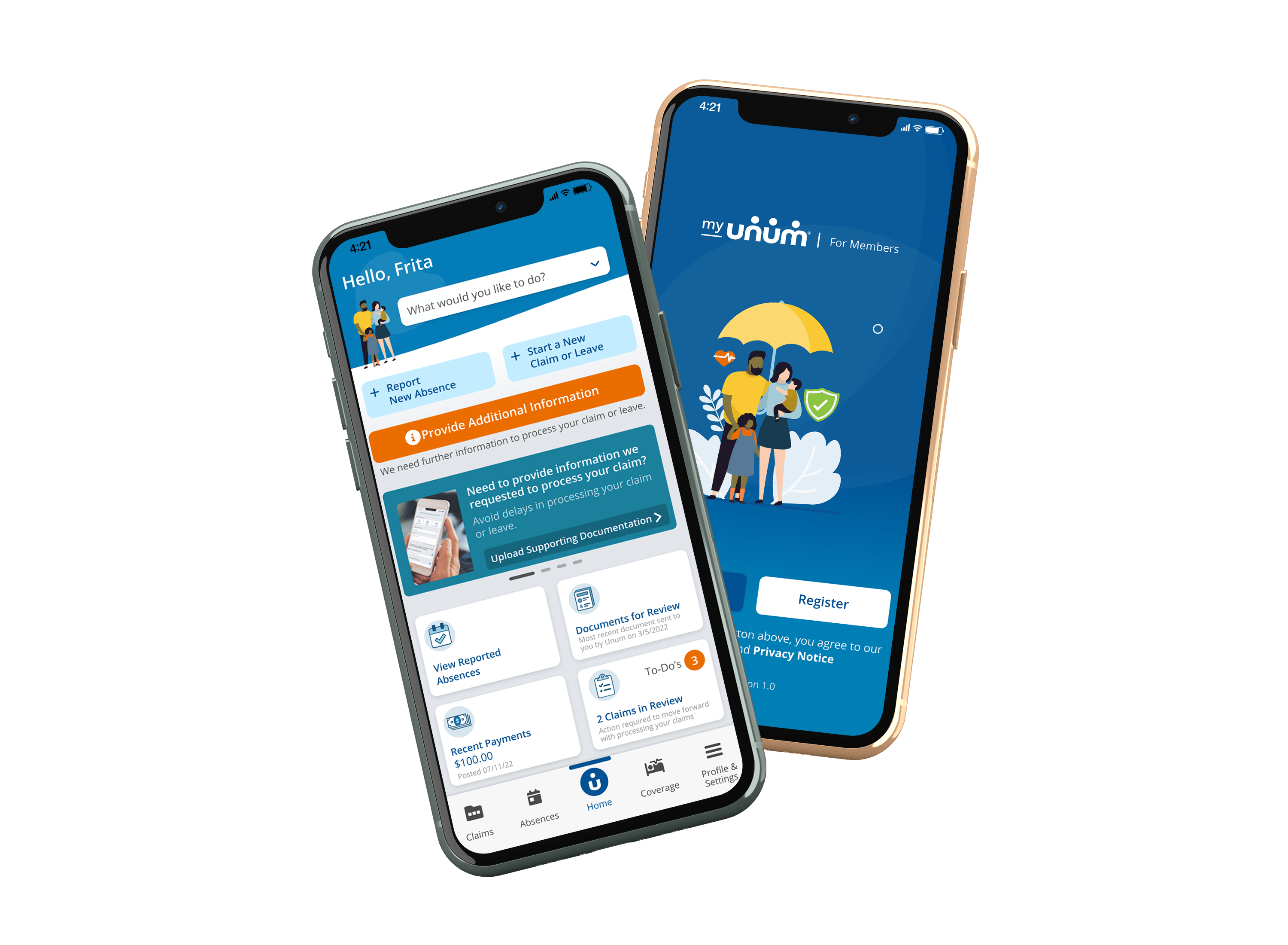 Unum file a claim application