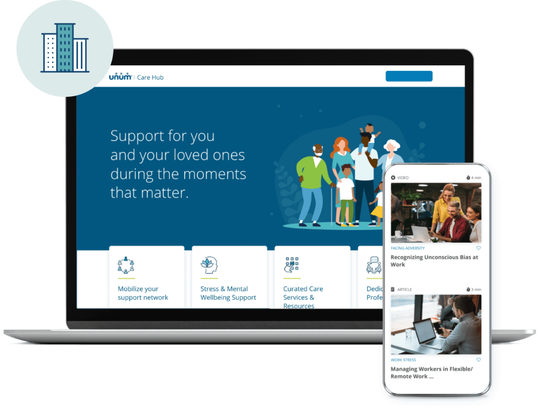 screenshot of workforce wellness