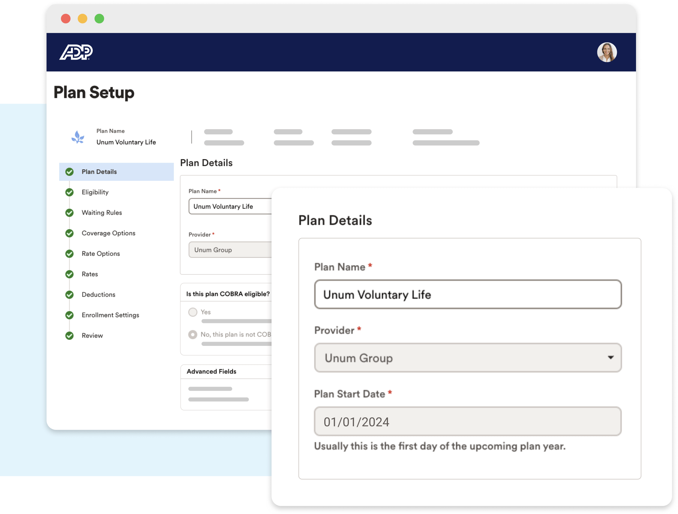 HR Connect for ADP HRIS Tech Unum