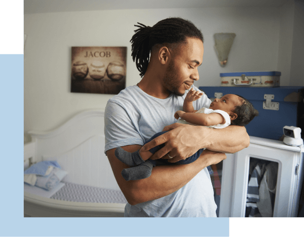 Father and baby imagery
