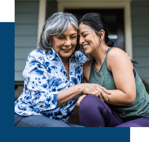 Mother and daughter imagery